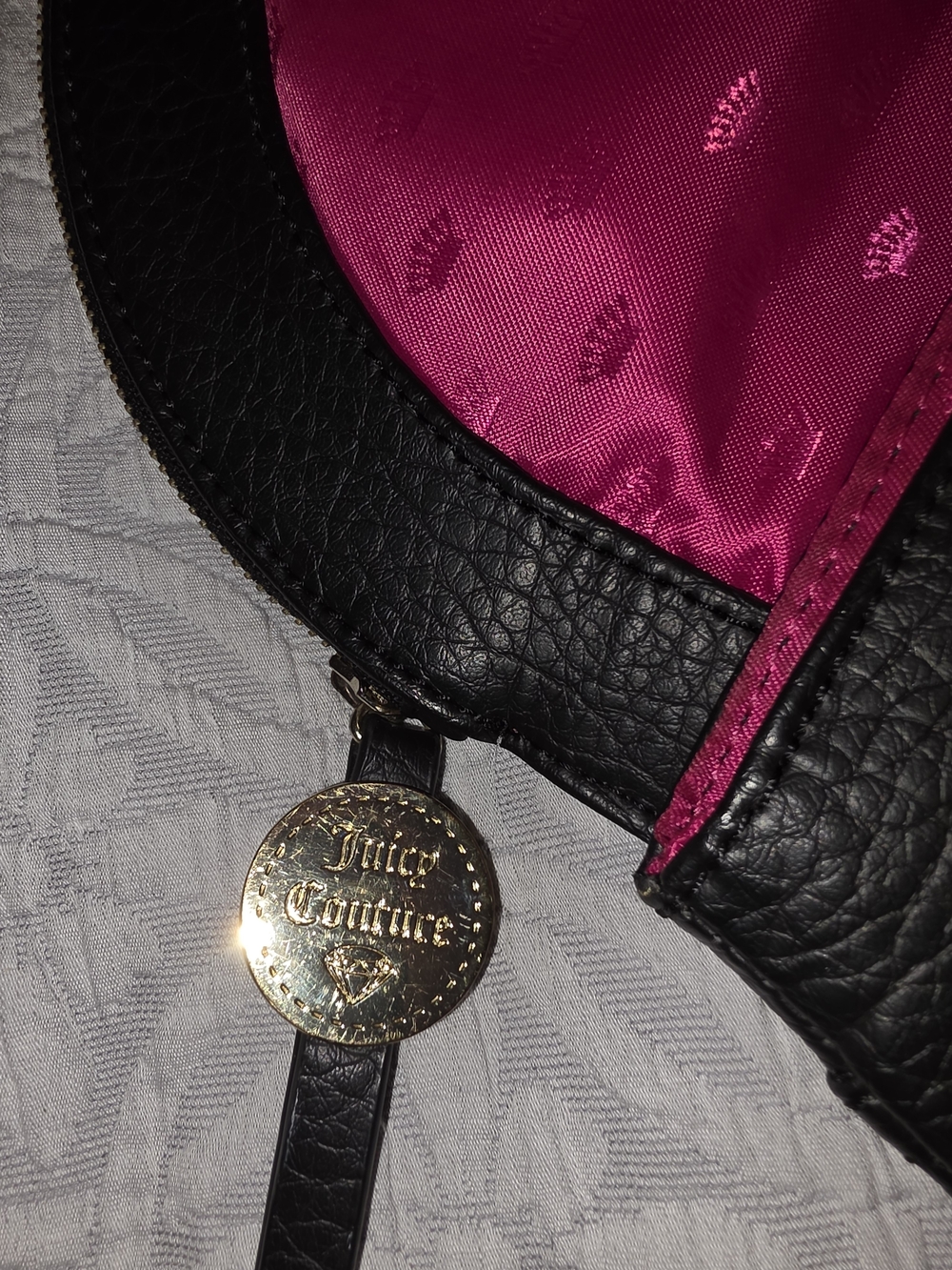 Black Faux Leather Backpack Purse - Women's Carryall - Picture 2 of 16